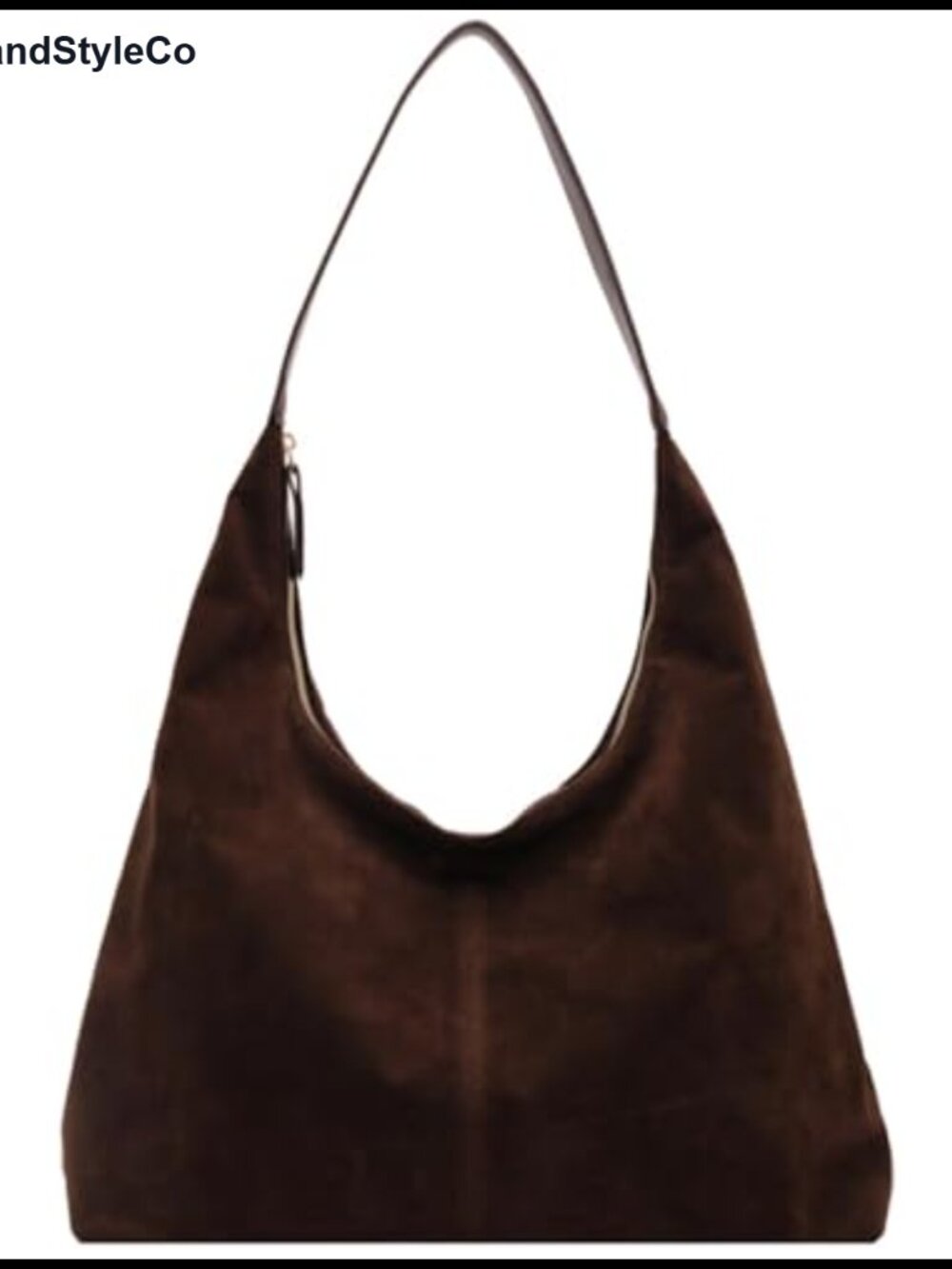 Suede Tote Bag Shoulder Handbag Hobo Purse for Work Travel